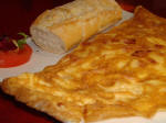 omelet op bord